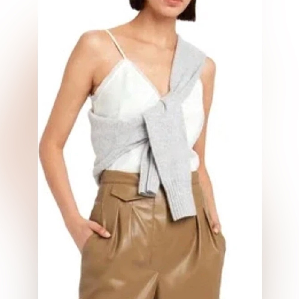 FRAME Off-White | Satin Camisole / Tank | - Picture 2 of 7